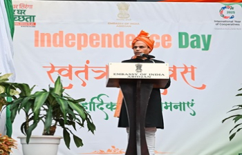 Celebration of the 79th Independence Day of India in Abidjan